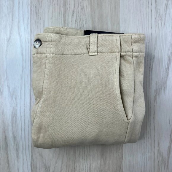 Adam Mar Pants Slim Fit Comfort Stretch Chino Men 32x30 Beige USA Made Huckberry - Picture 1 of 13
